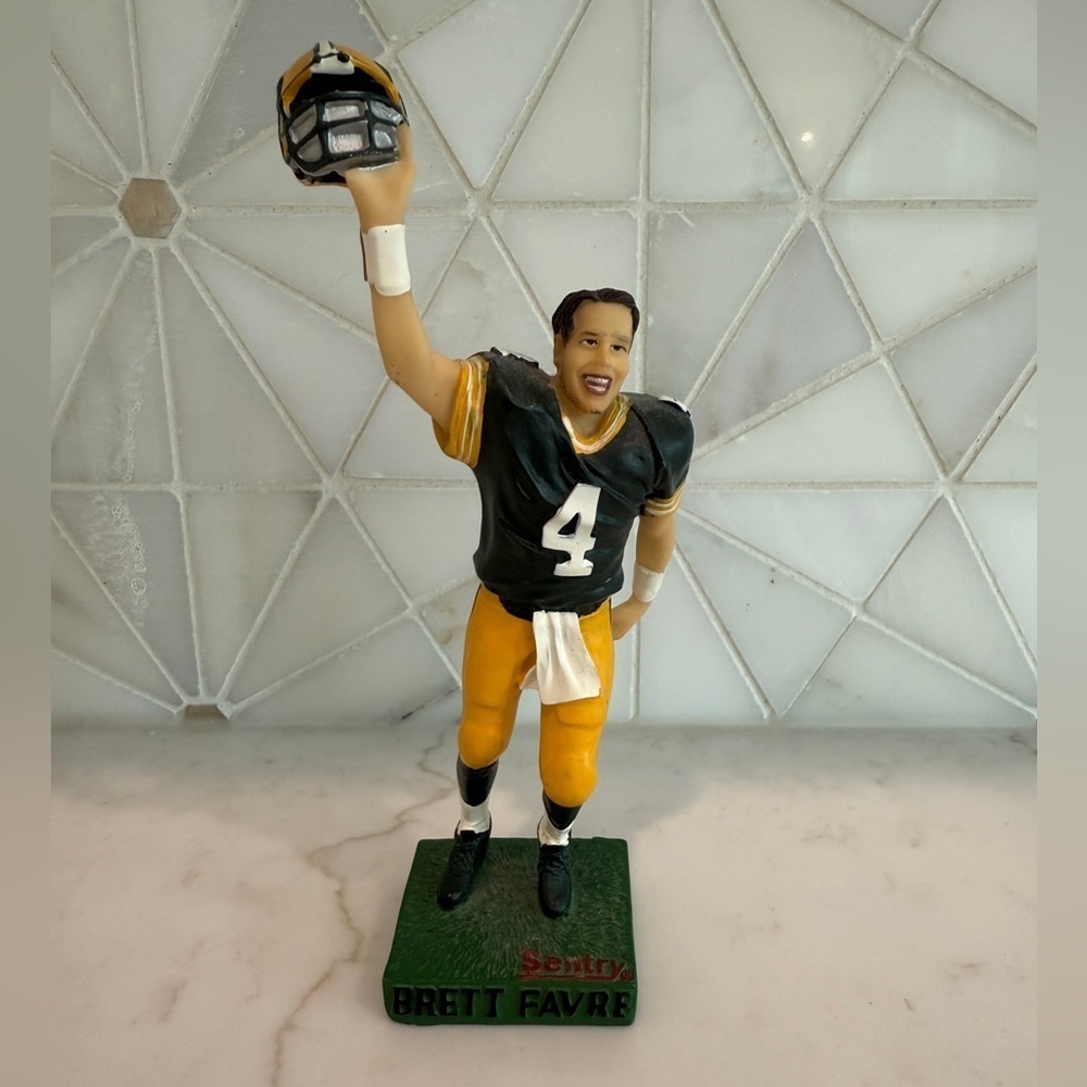 Brett Vavre Green Bay Packers 2006 Bobble Dobble Sentry figurine